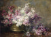 Coupe med blomster - Marie Egner — visning af kunstværket