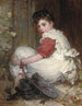 Sur le seuil - Marie Elizabeth Seymour Lucas — visning af kunstværket