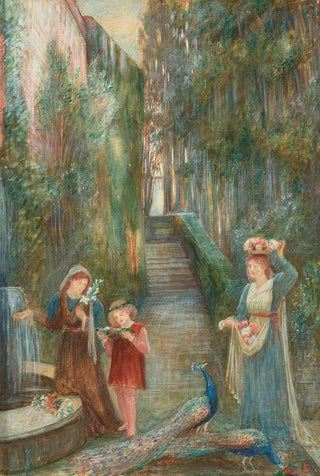 Marie Spartali Stillman - Afternoon in the Colonna Garden.webp