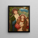 L'enfance de sainte Cécile - Marie Spartali Stillman — indrammet kunstværk på væggen
