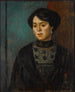 Portrait af kunstneren Søster Sophie - Mark Gertler — visning af kunstværket