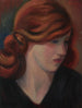 Portrait af Jean Kemp - Mark Gertler — visning af kunstværket