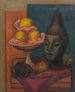 Naturmørke med Bénin-hovedet - Mark Gertler — visning af kunstværket