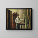 L'artiste i sit atelier - Mark Gertler — indrammet kunstværk på væggen