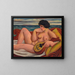 La Sonate - Mark Gertler — indrammet kunstværk på væggen