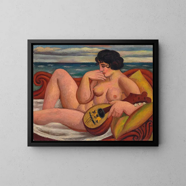 La Sonate - Mark Gertler — indrammet kunstværk på væggen