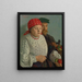 La femme pomme og hendes mand - Mark Gertler — indrammet kunstværk på væggen
