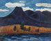 Landskab blå - Marsden Hartley — visning af kunstværket