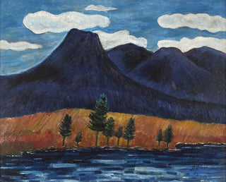Landskab blå - Marsden Hartley — visning af kunstværket