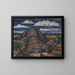 Cimetière du Nouveau-Mexique - Marsden Hartley — indrammet kunstværk på væggen