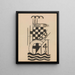 Symboles militaires 2 - Marsden Hartley — indrammet kunstværk på væggen