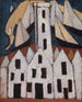 "Mouvement n° 5 Maisons de Provincetown" af Marsden Hartley — visning af kunstværket