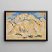 Collines du Nouveau-Mexique - Marsden Hartley — indrammet kunstværk på væggen