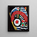 Peinture n° 46 - Marsden Hartley — indrammet kunstværk på væggen