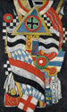 Portrait af en tysk officer - Marsden Hartley — visning af kunstværket