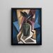 Plante med gummi - Marsden Hartley — indrammet kunstværk på væggen