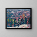 Vinterssang - Marsden Hartley — indrammet kunstværk på væggen