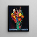Naturmorte med blomster - Marsden Hartley — indrammet kunstværk på væggen