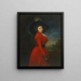 Portrait af Miss Elizabeth Jemima Blake - Martin Archer Shee — indrammet kunstværk på væggen