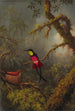 Et par topas-kravehøns, der ruger i cramoisi - Martin Johnson Heade — visning af kunstværket