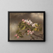 Colibri og æbleblomster - Martin Johnson Heade — indrammet kunstværk på væggen