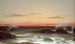 Landskab med havudsigt ved solnedgang - Martin Johnson Heade — visning af kunstværket