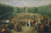 La Pose de la première pierre du temple de la Concorde à Laxenbourg - Martin Knoller — visning af kunstværket