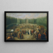 La Pose de la première pierre du temple de la Concorde à Laxenbourg - Martin Knoller — indrammet kunstværk på væggen