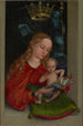 Jomfru Maria med Barnet ved et vindue - Martin Schongauer — visning af kunstværket