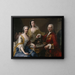Joseph de France og hans familie - Martin van Meytens — indrammet kunstværk på væggen