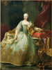 Portrait af Marie-Thérèse af Østrig - Martin van Meytens — visning af kunstværket