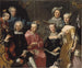 Ulrika Lovisa Tessin, Carl Gustaf Tessin, Erik Sparre, Johan Gabriel Sack, Nils Bielke, Eva Bielke og Hedvig Elisabet Sack - Martin van Meytens — visning af kunstværket