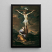 Crucifix med Maria Magdalena - Martino Altomonte — indrammet kunstværk på væggen