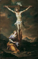 Crucifix med Maria Magdalena - Martino Altomonte — visning af kunstværket