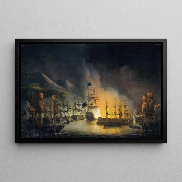 Martinus Schouman - The Bombardment of Algiers 2627 August 1816.webp