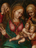 Sankt Familie med Sankt Johannes Døberen og Sankt Elisabeth - Martín Gómez den Ældre — visning af kunstværket
