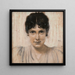 Mary Lindpaintner plus tard Stuck - Franz von Stuck — vægpræsentation af kunstværket