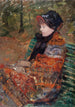 Efterår, portræt af Lydia Cassatt - Mary Cassatt — visning af kunstværket