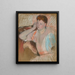 Clarisse - Mary Cassatt — indrammet kunstværk på væggen