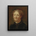Portrait af fru Cortier - Mary Cassatt — indrammet kunstværk på væggen