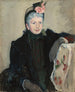 Portrait af en ældre dame - Mary Cassatt — visning af kunstværket