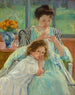 Unge mor, der syr - Mary Cassatt — visning af kunstværket