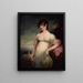 En ung kvinde - Mary Green — indrammet kunstværk på væggen