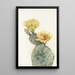 Missouri Figuier du Missouri Opuntia polyacantha - Mary Vaux Walcott — indrammet kunstværk på væggen