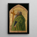 Saint André - Masaccio — indrammet kunstværk på væggen