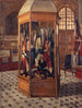 Vitrine af flag i krigsmuseet ved Invalides - Massia Bibikoff — visning af kunstværket