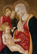 Jomfru med barnet - Mester af Castello's Nativitet — visning af kunstværket