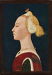 Portrait af en kvinde - Mester af Nativiteten i Castello — visning af kunstværket