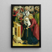 La Mort de la Vierge - Maître de l'Autel de Pfullendorf — indrammet kunstværk på væggen