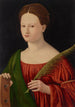 Sainte Catherine d'Alexandrie - Maître des Douze Apôtres — visning af kunstværket